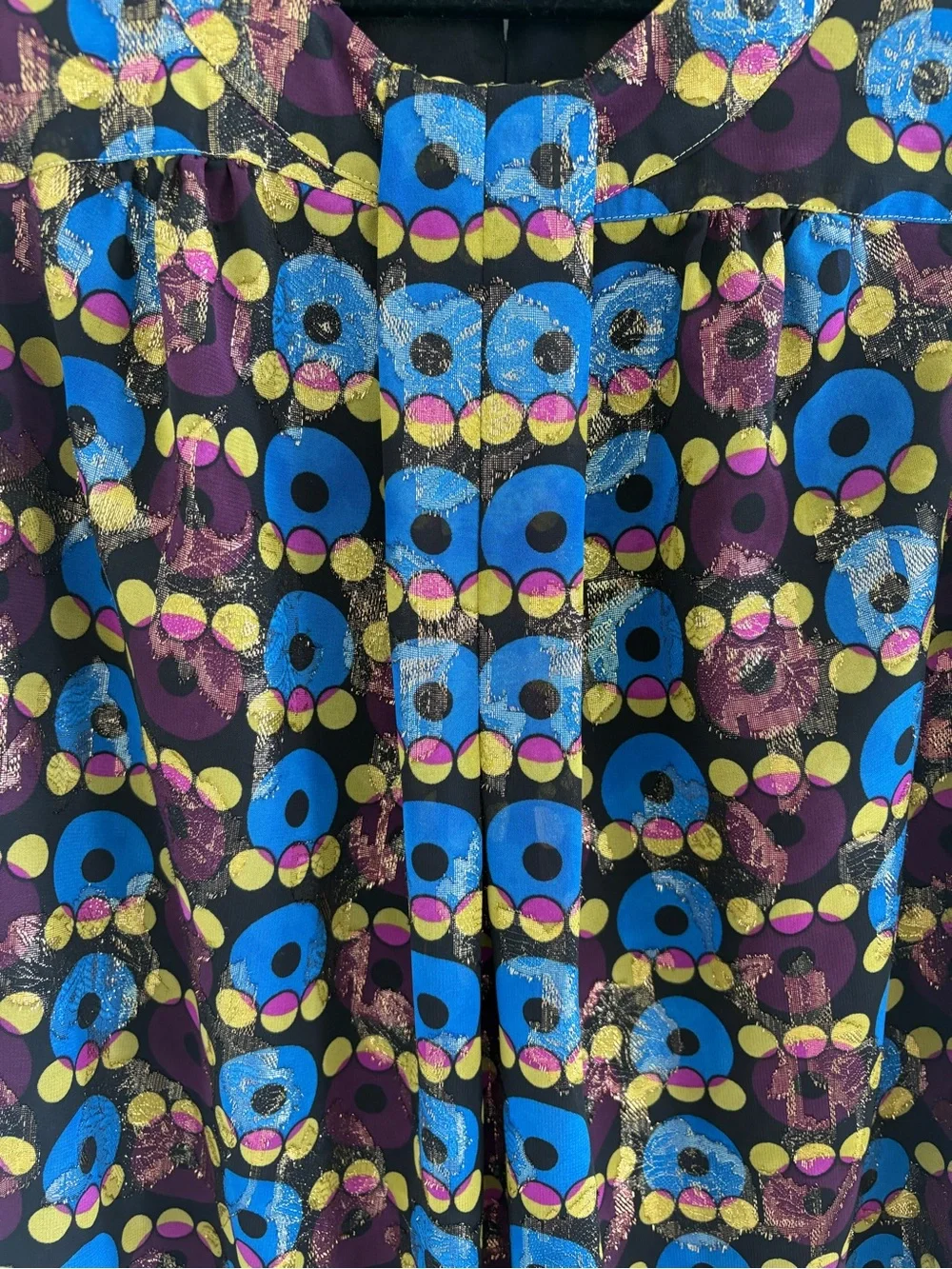 Anna Sui x Target Retro-Style Sleeveless Shift Dress in Multi-Color